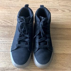 Wonder Nation Black Shoes Boys High Top Sneakers